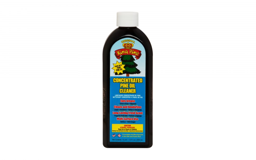 12oz BLACK Original King Pine Concentrated Cleaner with Pure Pine Oil
